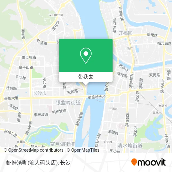虾蛙滴咖(渔人码头店)地图