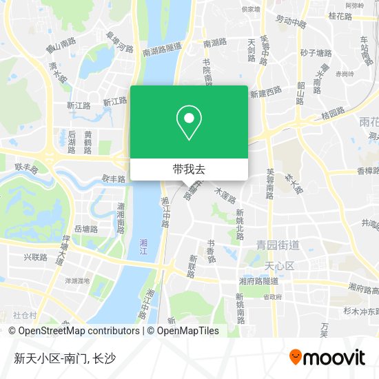新天小区-南门地图