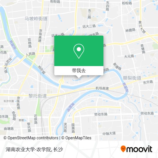 湖南农业大学-农学院地图