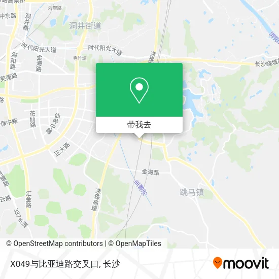 X049与比亚迪路交叉口地图