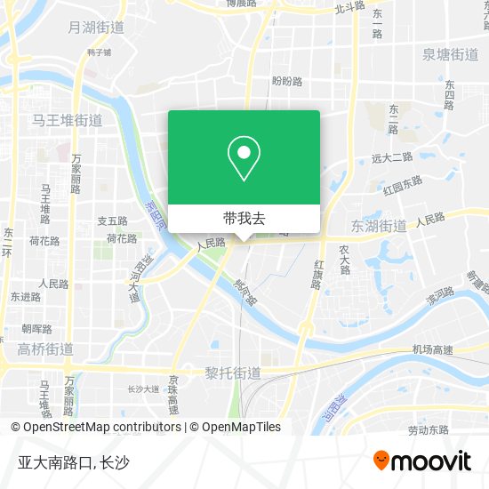 亚大南路口地图