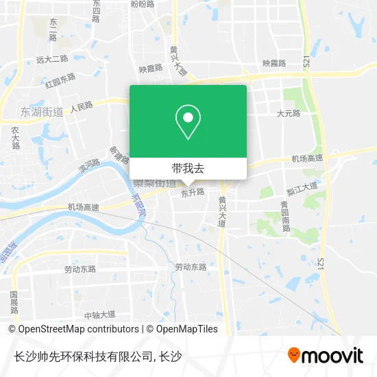长沙帅先环保科技有限公司地图