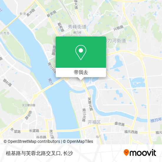 植基路与芙蓉北路交叉口地图