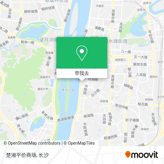楚湘平价商场地图