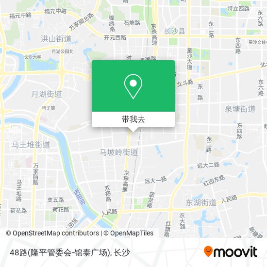 48路(隆平管委会-锦泰广场)地图