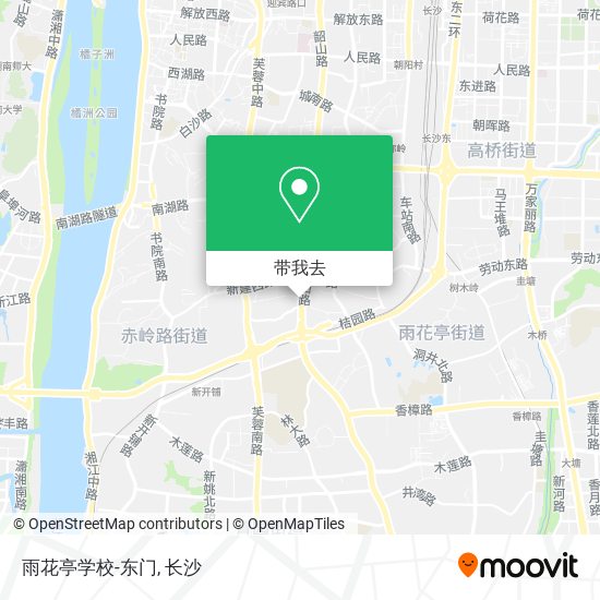 雨花亭学校-东门地图