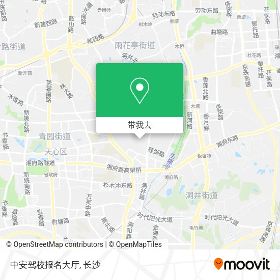 中安驾校报名大厅地图