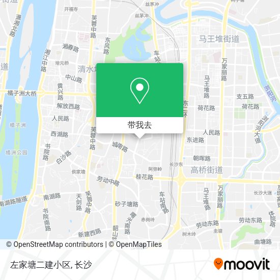 左家塘二建小区地图