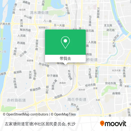 左家塘街道官塘冲社区居民委员会地图