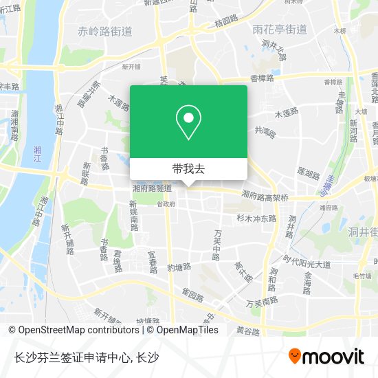 长沙芬兰签证申请中心地图