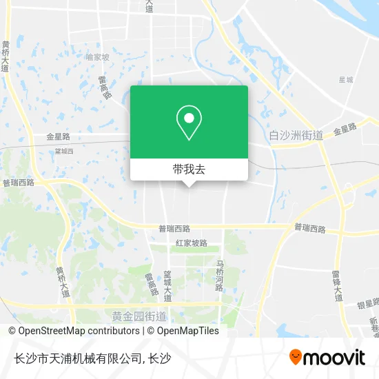 长沙市天浦机械有限公司地图