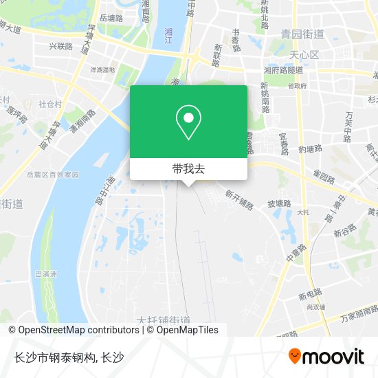 长沙市钢泰钢构地图