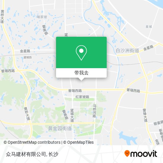 众马建材有限公司地图