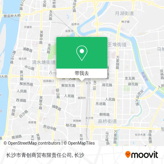 长沙市青创商贸有限责任公司地图