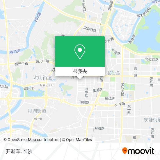 开新车地图