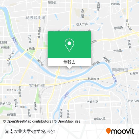 湖南农业大学-理学院地图