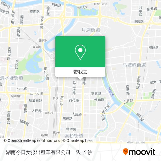 湖南今日女报出租车有限公司一队地图