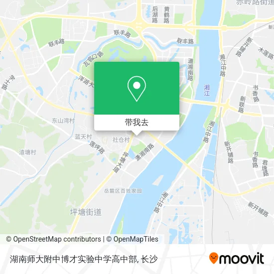湖南师大附中博才实验中学高中部地图