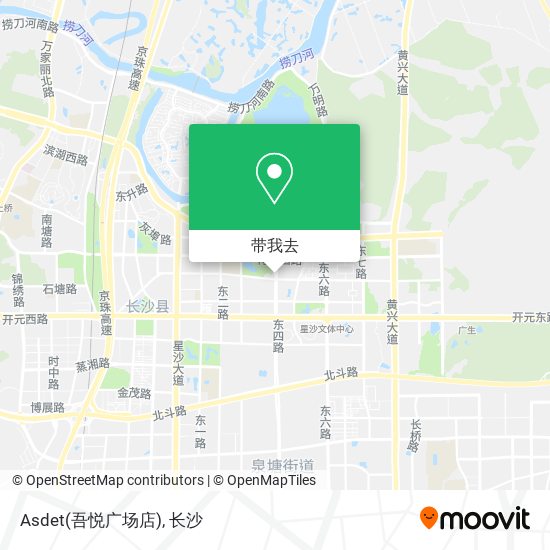 Asdet(吾悦广场店)地图