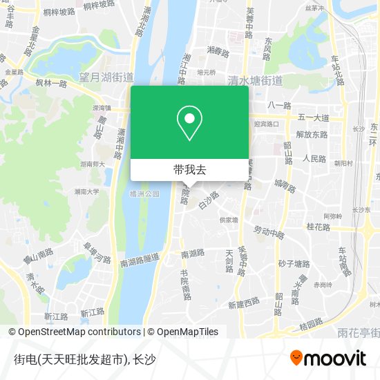街电(天天旺批发超市)地图