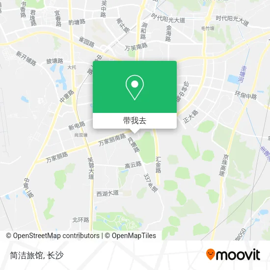 简洁旅馆地图
