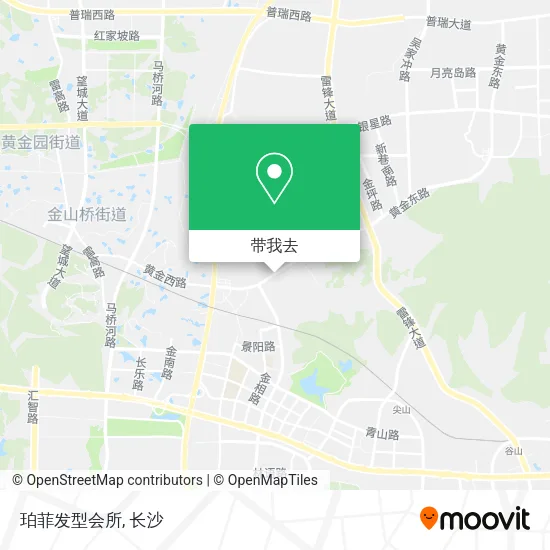 珀菲发型会所地图