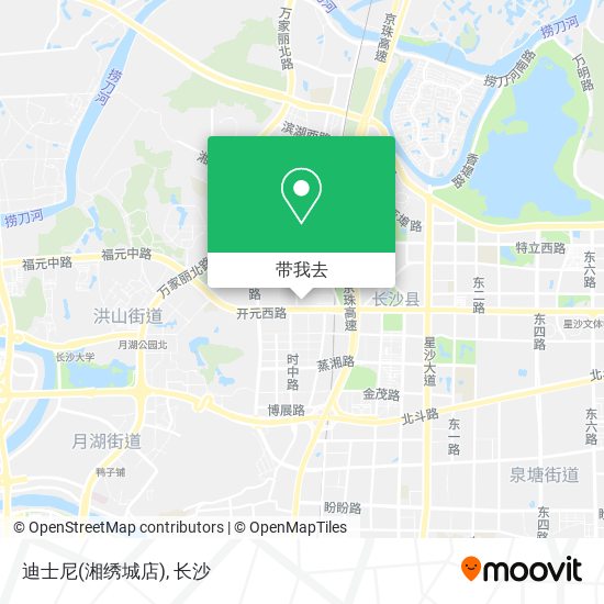 迪士尼(湘绣城店)地图