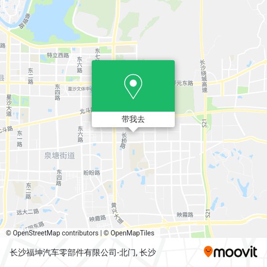 长沙福坤汽车零部件有限公司-北门地图
