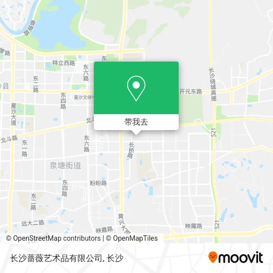 长沙蔷薇艺术品有限公司地图