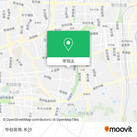 华创装饰地图