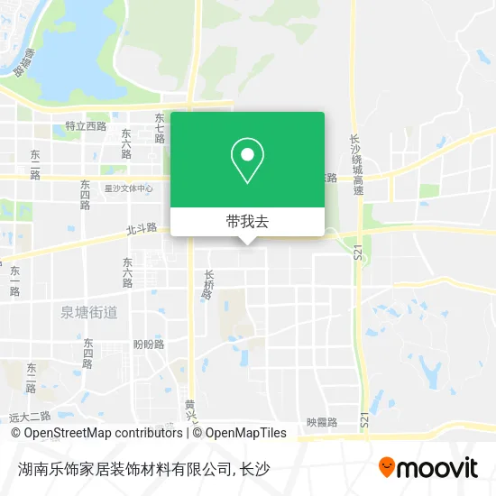 湖南乐饰家居装饰材料有限公司地图