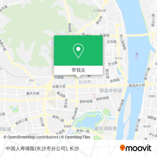 中国人寿保险(长沙市分公司)地图