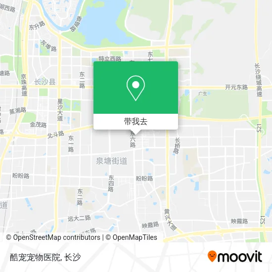 酷宠宠物医院地图