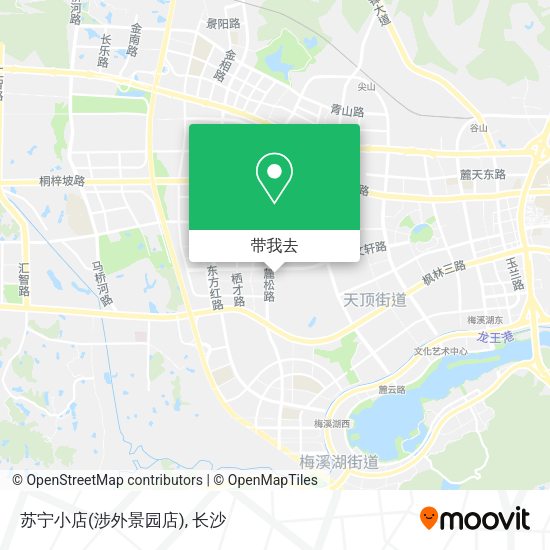 苏宁小店(涉外景园店)地图