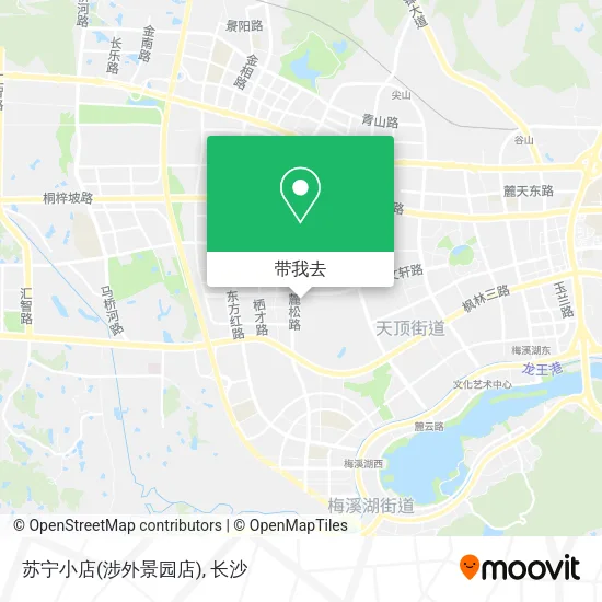 苏宁小店(涉外景园店)地图