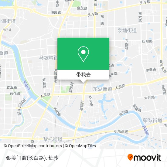 银美门窗(长白路)地图