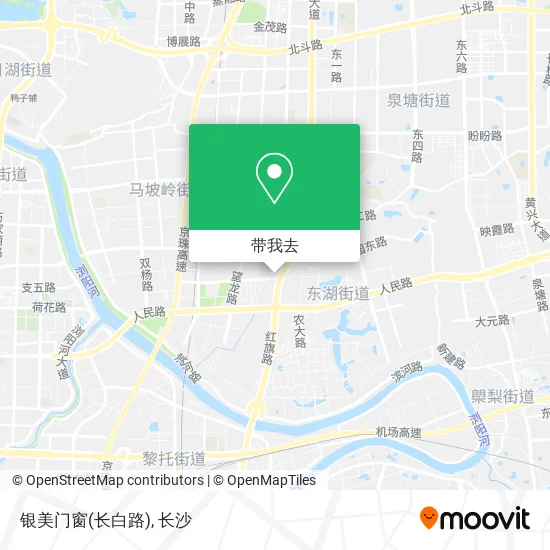 银美门窗(长白路)地图