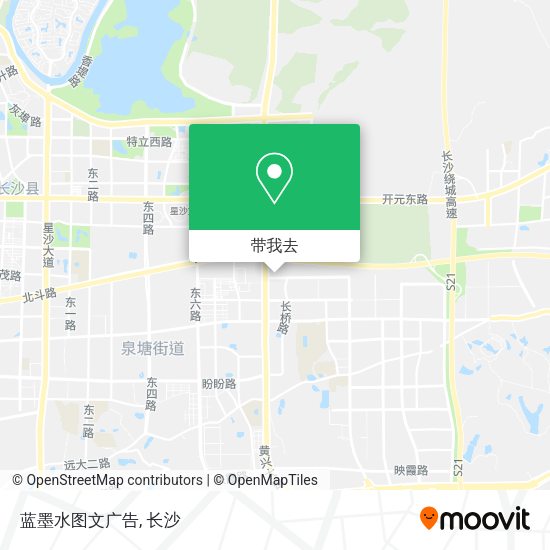 蓝墨水图文广告地图