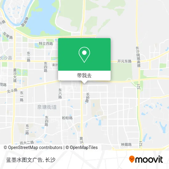 蓝墨水图文广告地图