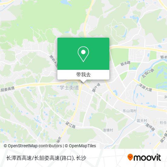 长潭西高速/长韶娄高速(路口)地图