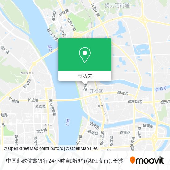 中国邮政储蓄银行24小时自助银行(湘江支行)地图