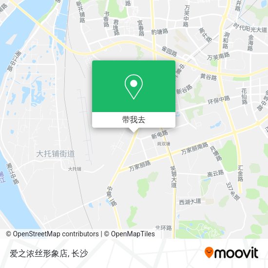 爱之浓丝形象店地图