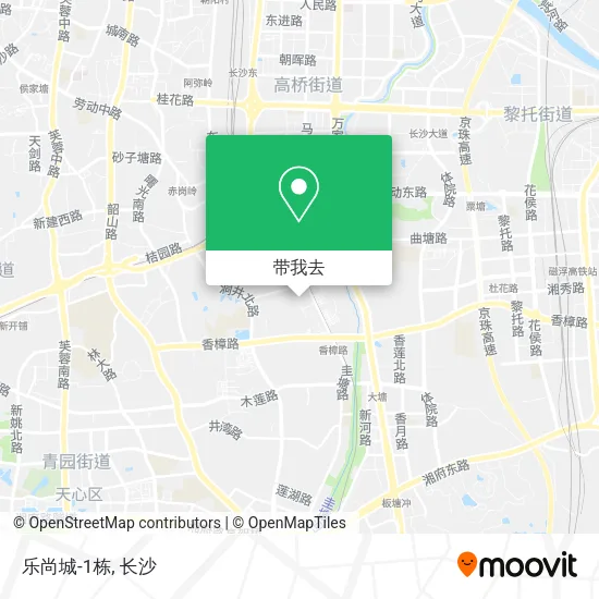 乐尚城-1栋地图