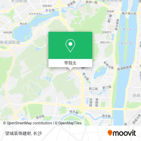 望城装饰建材地图