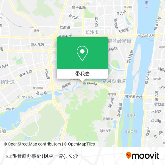 西湖街道办事处(枫林一路)地图