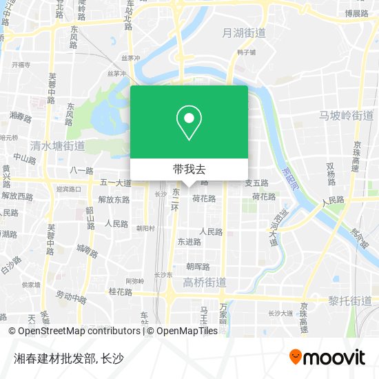 湘春建材批发部地图