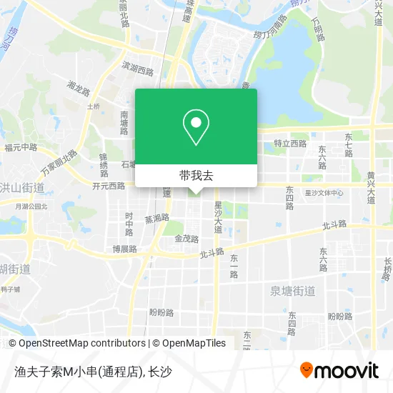 渔夫子索M小串(通程店)地图