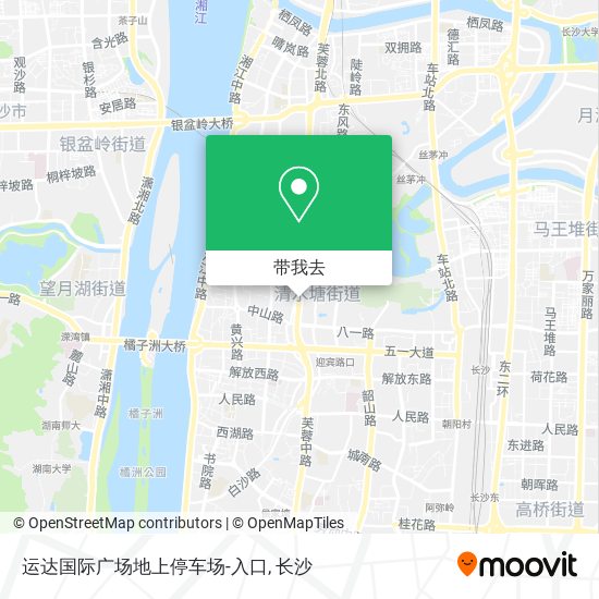 运达国际广场地上停车场-入口地图