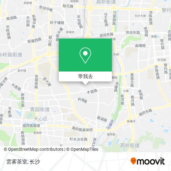 雲雾茶室地图