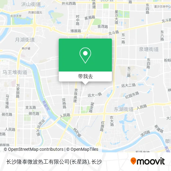 长沙隆泰微波热工有限公司(长星路)地图